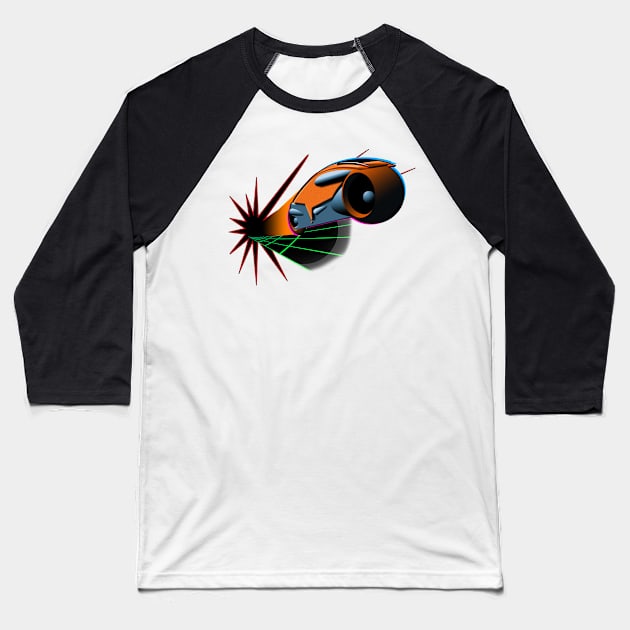 Lightcycle Breakout! Baseball T-Shirt by Doc Multiverse Designs